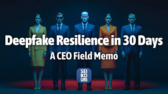 Deepfake Resilience in 30 Days