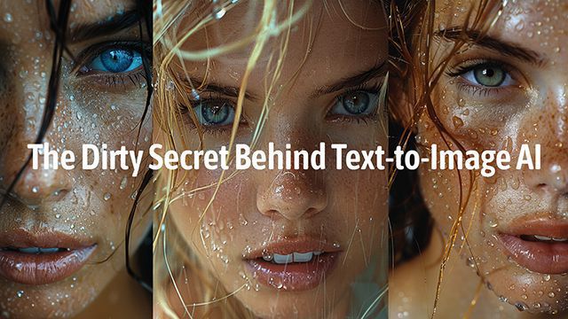 The Dirty Secret Behind Text-to-Image AI