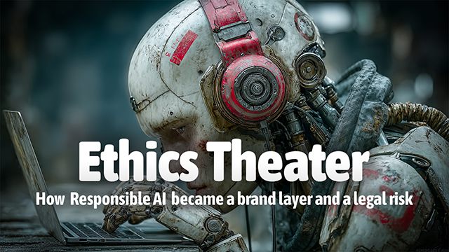 Ethics Theater - How Responsible AI became a brand layer and a legal risk