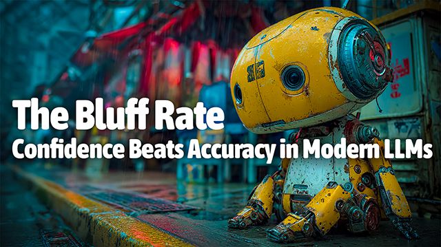 The Bluff Rate - Confidence Beats Accuracy in Modern LLMs
