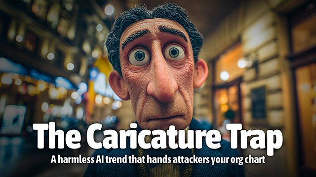 The Caricature Trap - A harmless AI trend that hands attackers your org chart