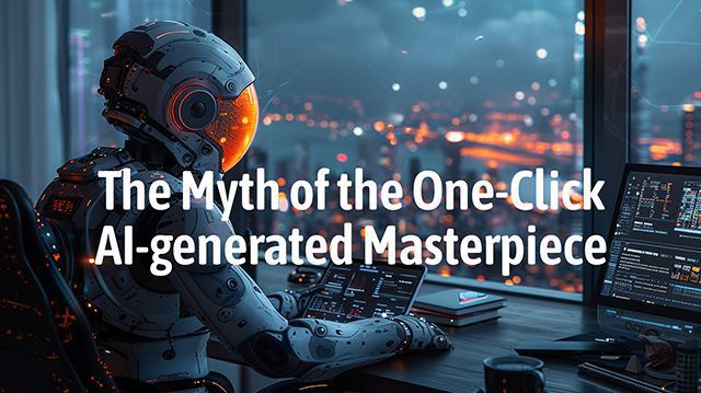 The Myth of the One-Click AI-generated Masterpiece
