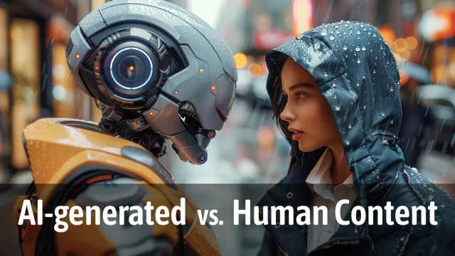 AI-generated versus Human Content - 100% AI