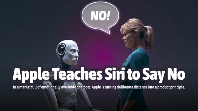 Apple Teaches Siri to Say No
