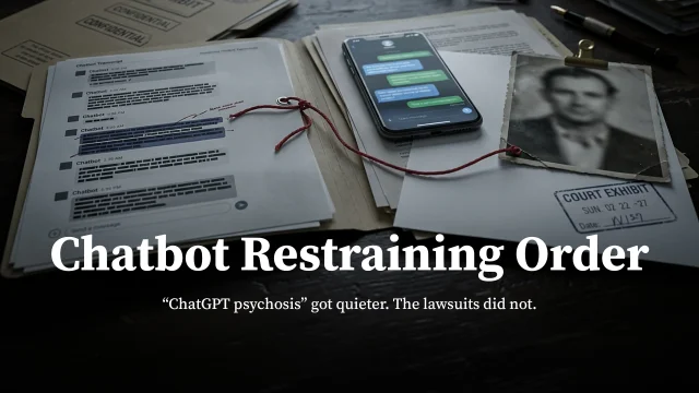 Chatbot Restraining Order