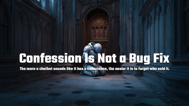 Confession Is Not a Bug Fix