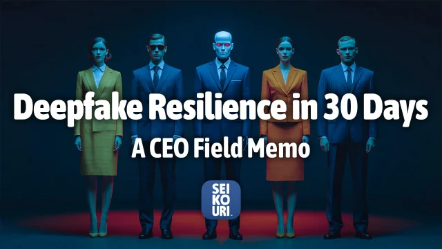 Deepfake Resilience in 30 Days