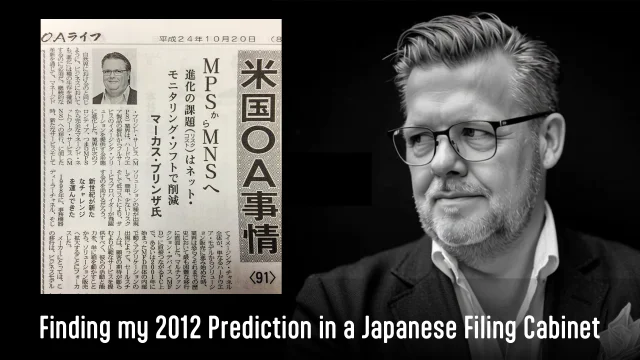 Finding my 2012 Prediction in a Japanese Filing Cabinet