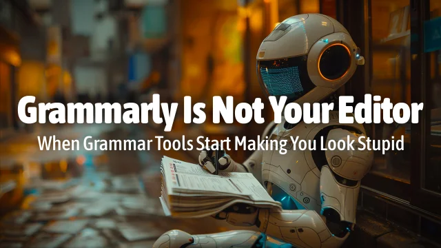Grammarly Is Not Your Editor