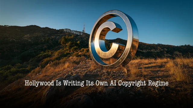 Hollywood Is Writing Its Own AI Copyright Regime