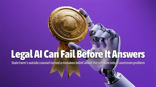 Legal AI Can Fail Before It Answers