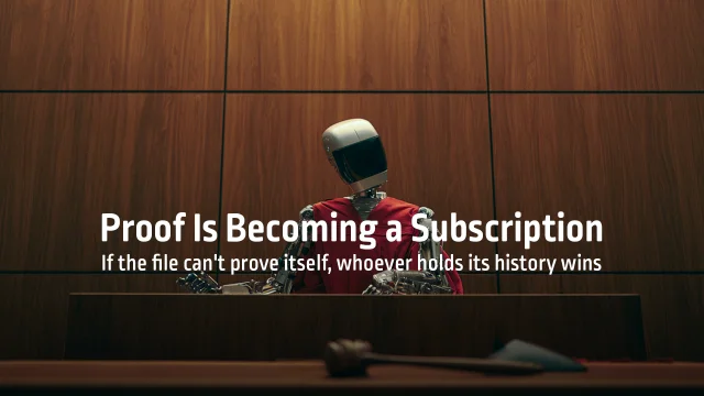 Proof Is Becoming a Subscription