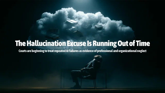 The Hallucination Excuse Is Running Out of Time