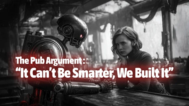 The Pub Argument: “It Can’t Be Smarter, We Built It”