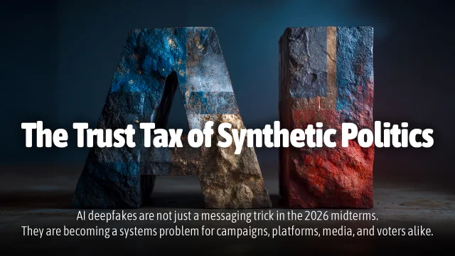 The Trust Tax of Synthetic Politics